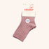 bisgaard x Cóndor cotton rib short socks iris