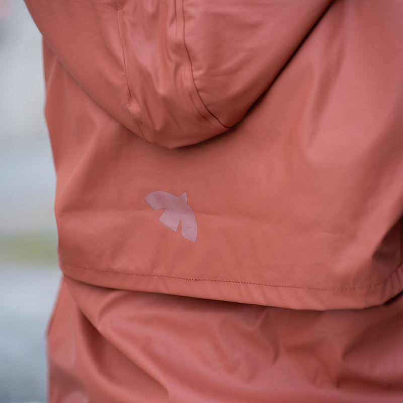 bisgaard aarhus rain jacket rose hip