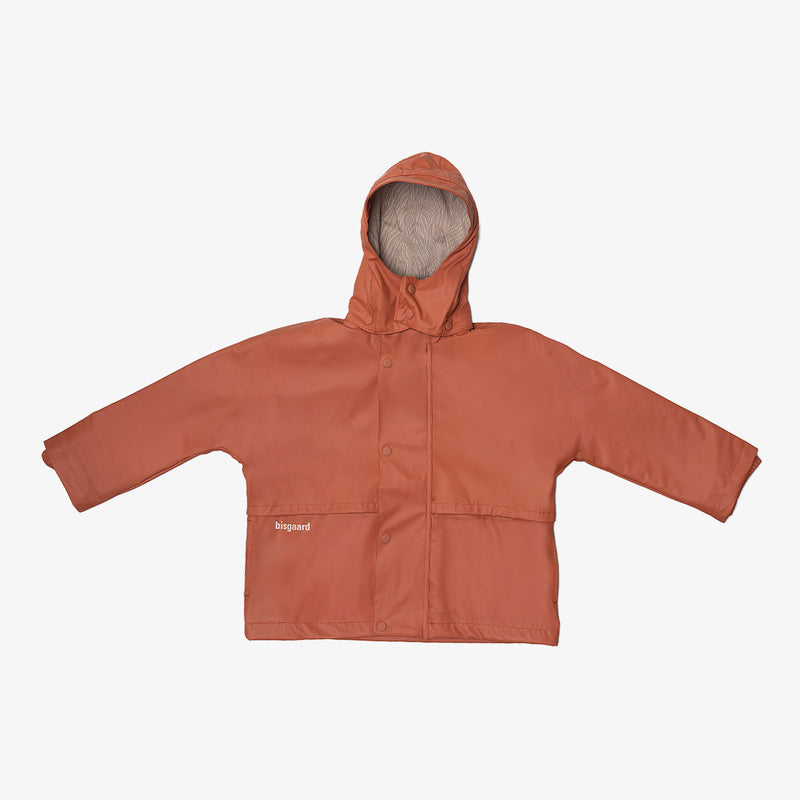 bisgaard aarhus rain jacket rose hip