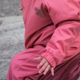 bisgaard aarhus rain suit wool rhubarb sorbet