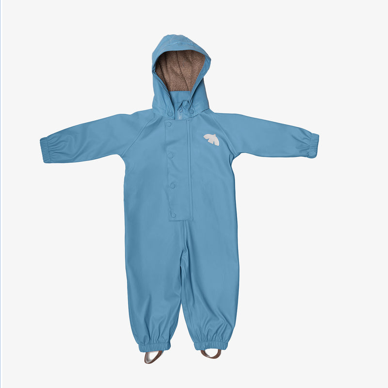 bisgaard aarhus rain suit wool pigion blue