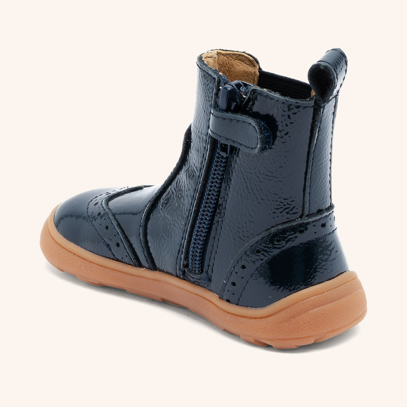 bisgaard barefoot katie navy patent 