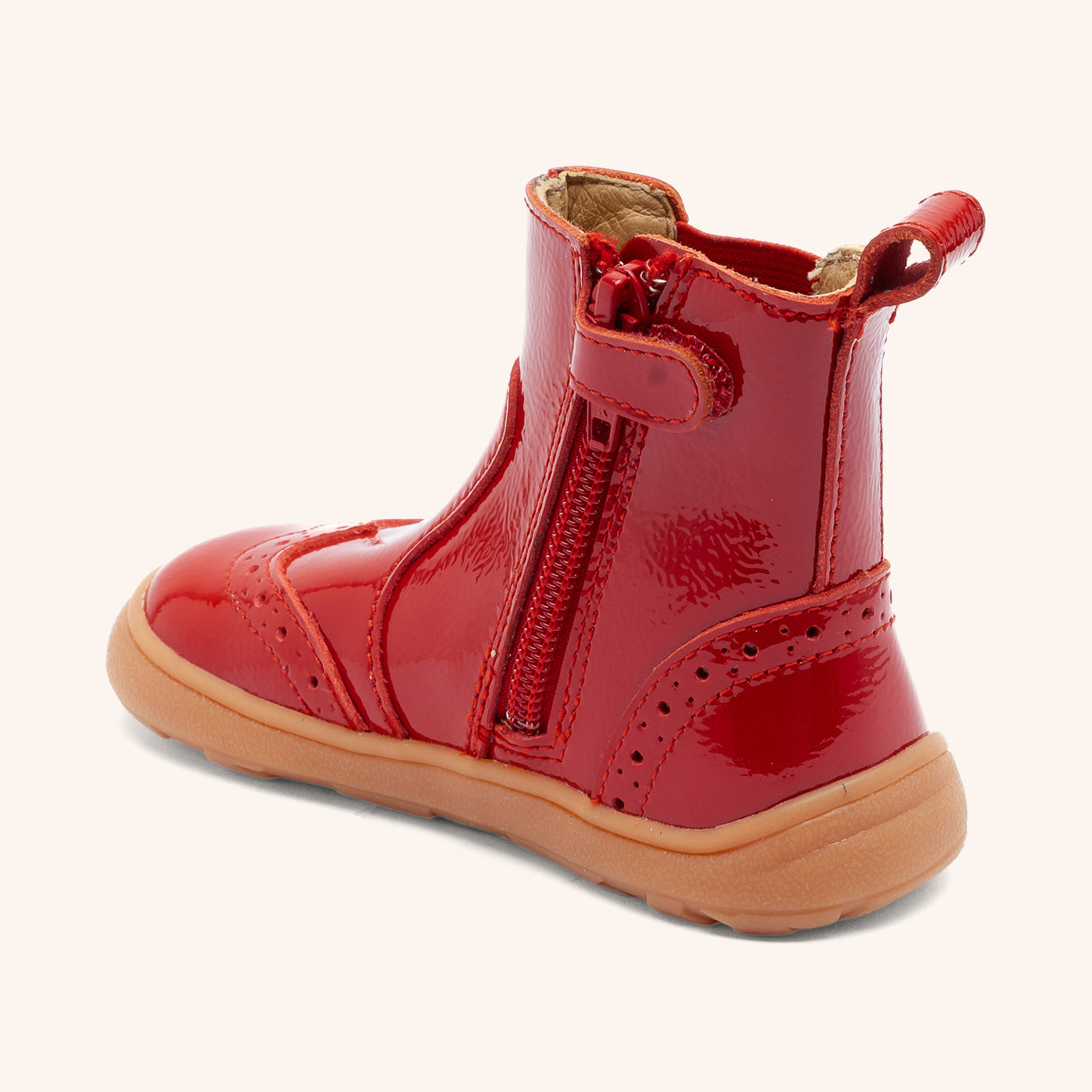 bisgaard barefoot katie red patant 