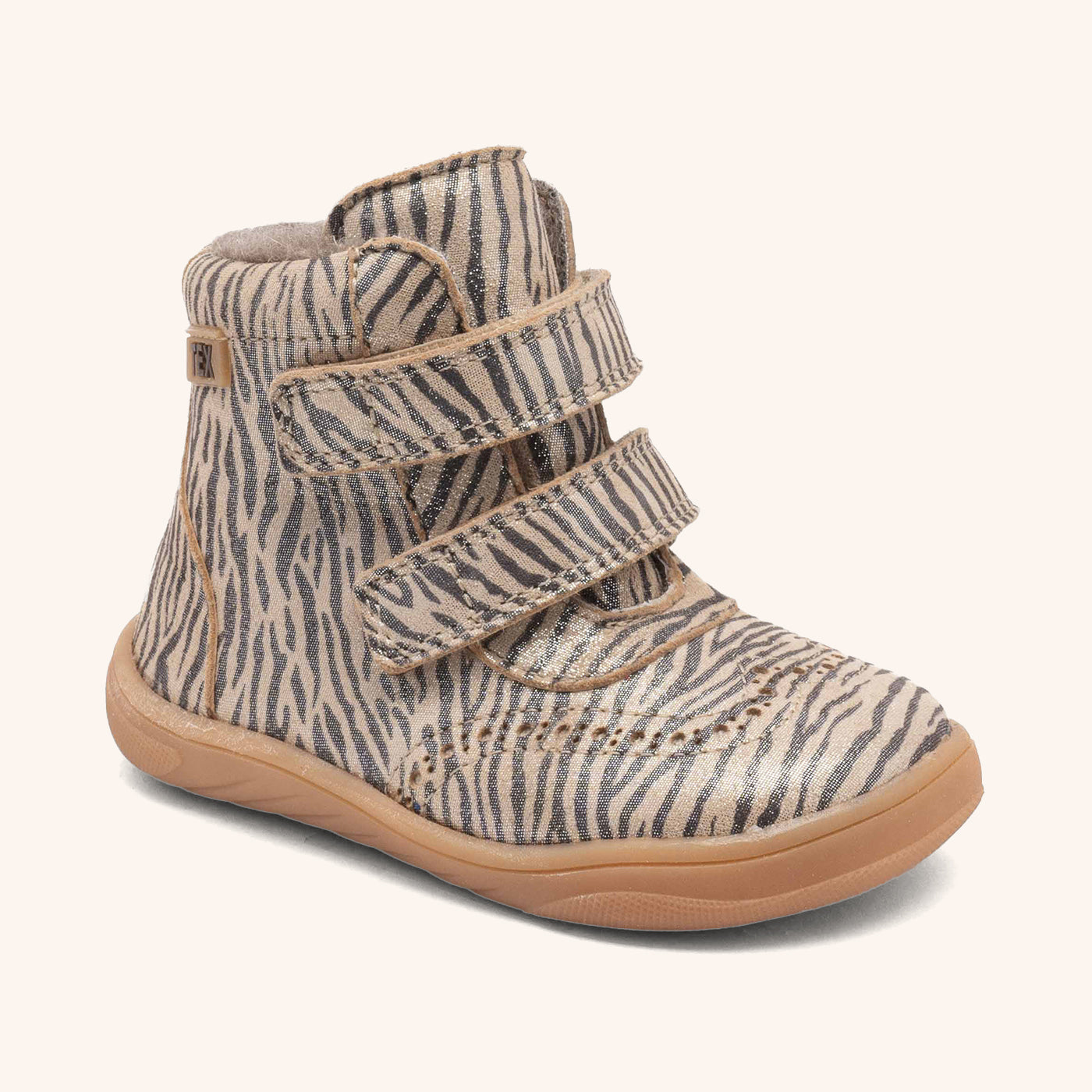 bisgaard barefoot philine tex zebra glitter