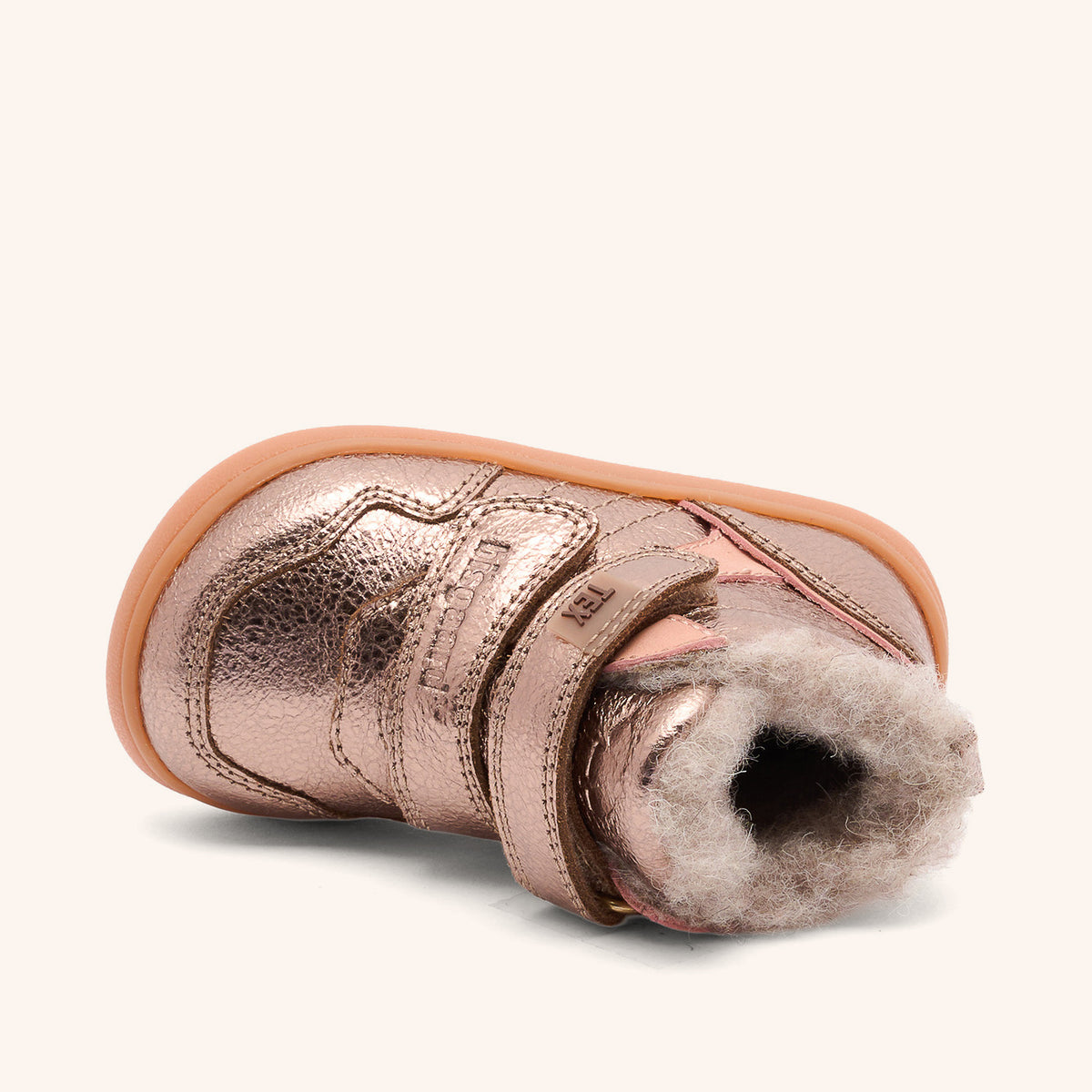 bisgaard barefoot becky tex rose gold
