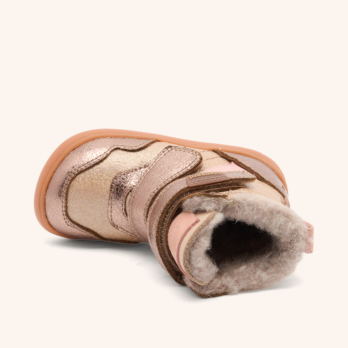 bisgaard barefoot timo tex rose gold