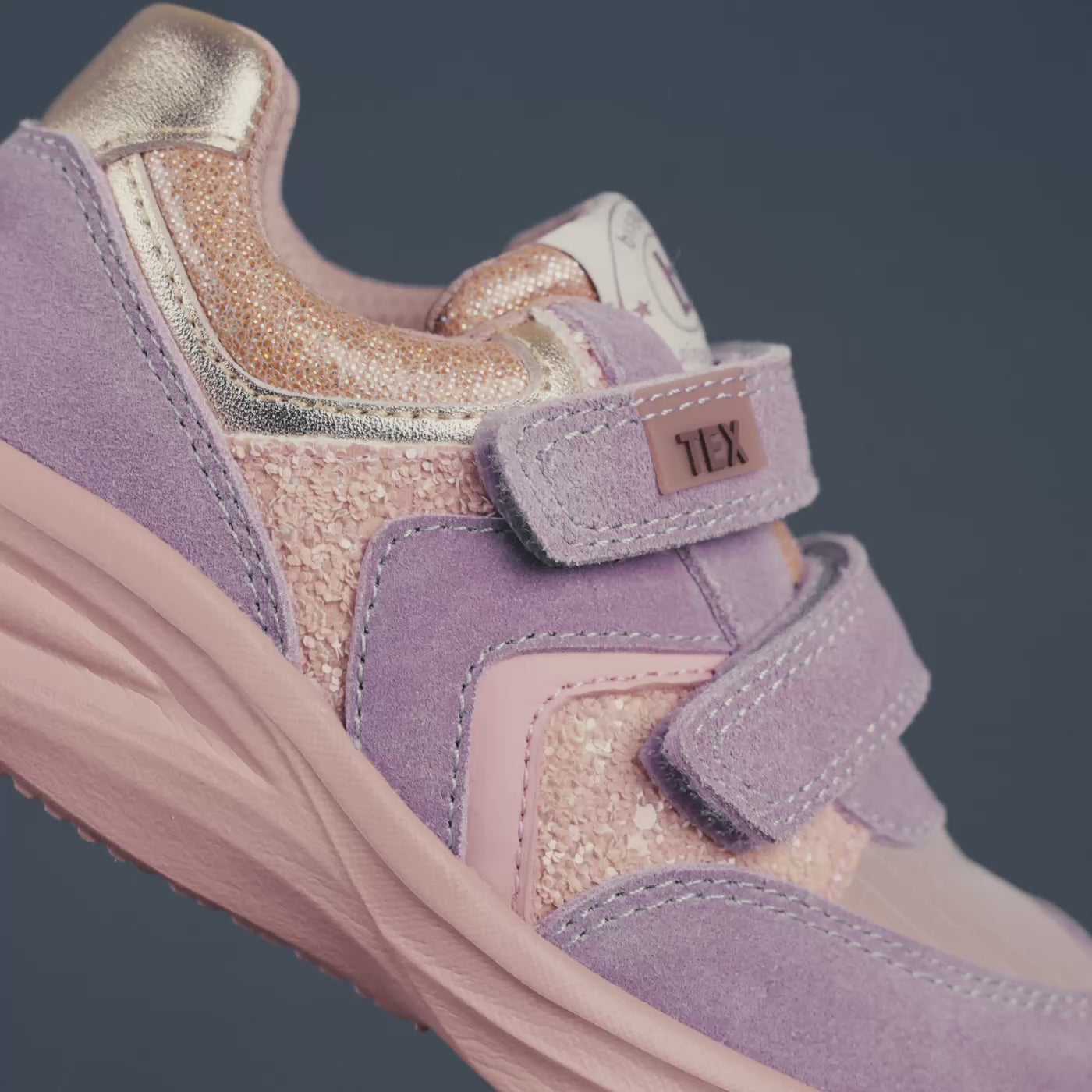 bisgaard yuki tex glitter plum