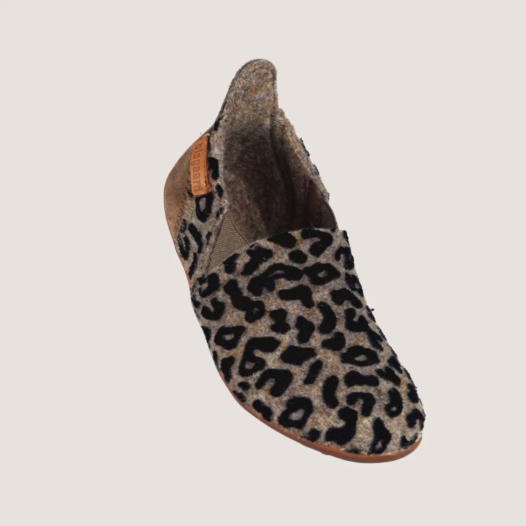 bisgaard sailor wool brown-leopard